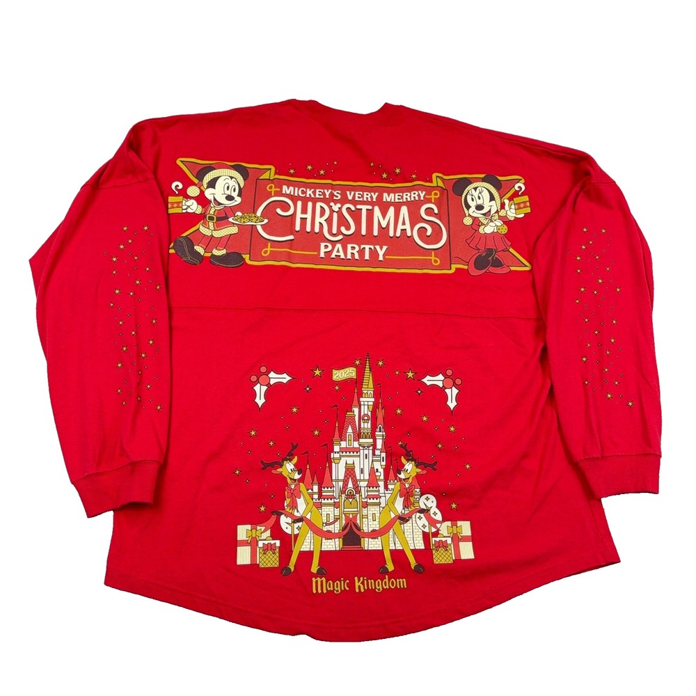 Disney Parks 2025 Mickey's Very Merry Christmas Party Spirit Jersey XXL 2XL